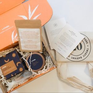 Chai-themed BNIB LATHER Gift Set
